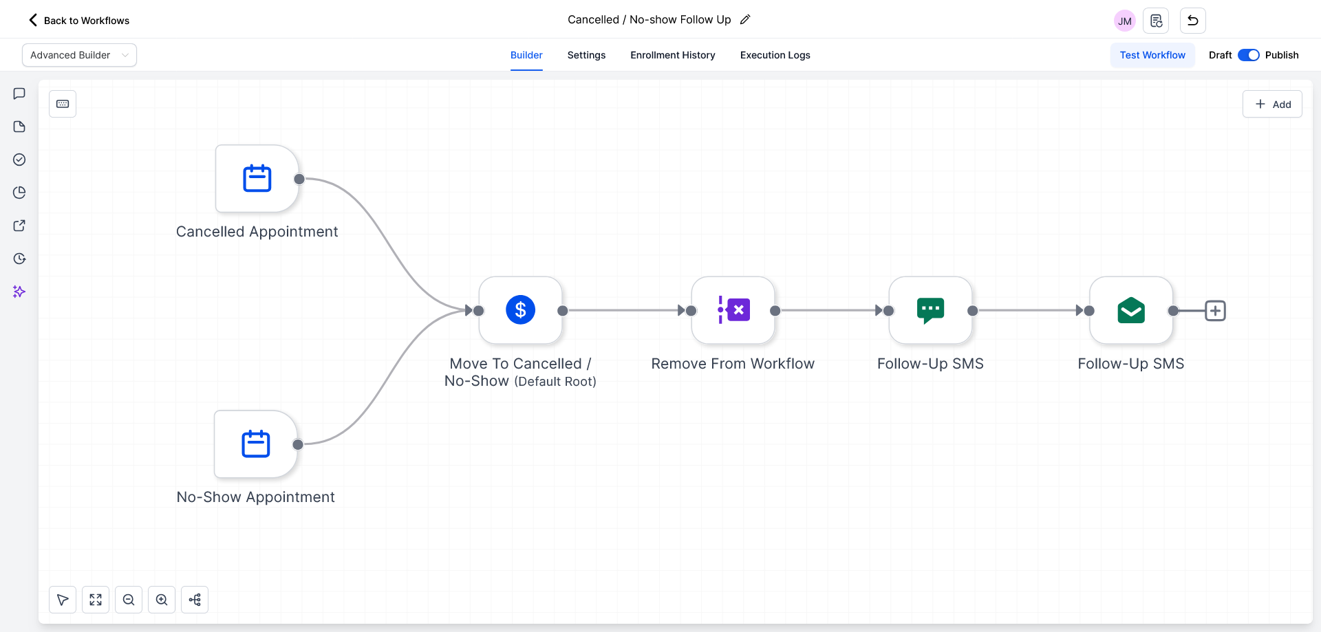 Cancelled / No-Show Follow Up